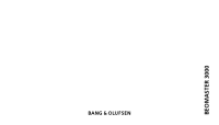 Bang & Olufsen - Beomaster_3000-Owners-Manual